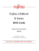 Preview for 1 page of Fujitsu Lifebook B6000 Bios Manual