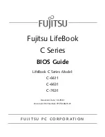 Fujitsu LifeBook C-6611 Bios Manual preview