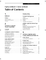 Preview for 3 page of Fujitsu Lifebook C2340 User Manual