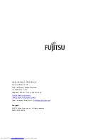 Предварительный просмотр 2 страницы Fujitsu LIFEBOOK E734 Operating Manual