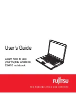 Preview for 1 page of Fujitsu Lifebook E8410 User Manual