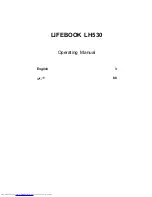 Предварительный просмотр 5 страницы Fujitsu Lifebook LH530 Operating Manual