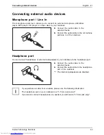 Предварительный просмотр 47 страницы Fujitsu Lifebook LH530 Operating Manual