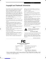 Предварительный просмотр 3 страницы Fujitsu LifeBook N6420 User Manual