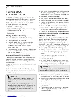 Preview for 2 page of Fujitsu LifeBook P-2046 Bios Manual