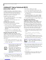 Предварительный просмотр 2 страницы Fujitsu Lifebook P1510D Bios Manual