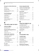 Preview for 4 page of Fujitsu LifeBook P2000 User Manual