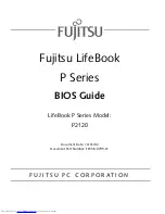 Fujitsu LifeBook P2120 Bios Manual preview