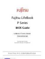 Fujitsu LifeBook P5010 Bios Manual preview