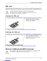 Предварительный просмотр 45 страницы Fujitsu Lifebook P701 Operating Manual