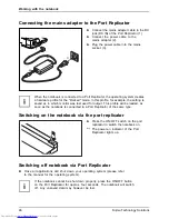 Предварительный просмотр 50 страницы Fujitsu Lifebook P701 Operating Manual