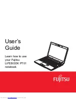 Preview for 2 page of Fujitsu Lifebook P701 User Manual