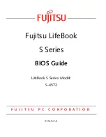 Preview for 1 page of Fujitsu LifeBook S-4572 Bios Manual