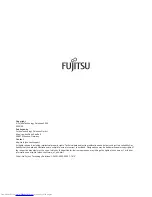 Preview for 4 page of Fujitsu LifeBook S6420 Operating Manual