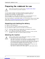 Preview for 16 page of Fujitsu LifeBook S6420 Operating Manual