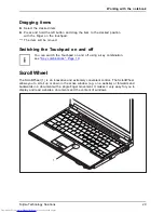 Предварительный просмотр 33 страницы Fujitsu Lifebook S760 Operating Manual