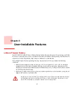 Preview for 46 page of Fujitsu LifeBook Stylistic Q550 User Manual