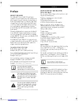 Preview for 9 page of Fujitsu Lifebook T3010 User Manual