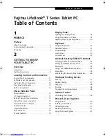 Предварительный просмотр 3 страницы Fujitsu Lifebook T4010 User Manual