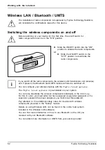 Preview for 66 page of Fujitsu Lifebook T580 Operating Manual