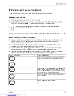 Preview for 17 page of Fujitsu LIFEBOOK T725 Operating Manual