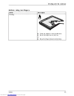 Preview for 37 page of Fujitsu LIFEBOOK T725 Operating Manual