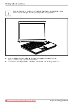 Предварительный просмотр 34 страницы Fujitsu Lifebook T730 Operating Manual