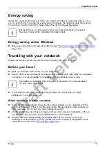 Preview for 17 page of Fujitsu LifeBook T732 Operating Manual