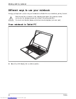 Preview for 26 page of Fujitsu LIFEBOOK T734 Operating Manual