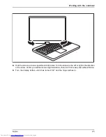 Preview for 27 page of Fujitsu LIFEBOOK T734 Operating Manual