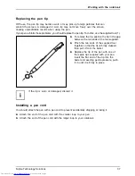 Предварительный просмотр 41 страницы Fujitsu LifeBook T901 Series Operating Manual