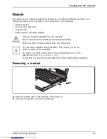 Предварительный просмотр 59 страницы Fujitsu LifeBook T901 Series Operating Manual