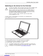 Предварительный просмотр 21 страницы Fujitsu LifeBook T902 Operating Manual