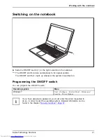 Предварительный просмотр 25 страницы Fujitsu LifeBook T902 Operating Manual