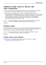 Preview for 17 page of Fujitsu LIFEBOOK T937 Operating Manual