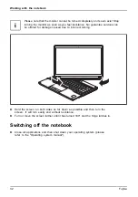 Preview for 34 page of Fujitsu LIFEBOOK T937 Operating Manual