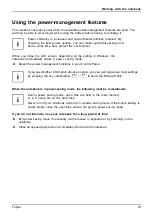 Preview for 39 page of Fujitsu LIFEBOOK U7311 Operating Manual