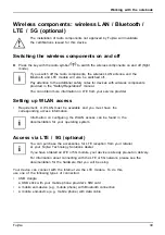 Предварительный просмотр 43 страницы Fujitsu LIFEBOOK U9311 Operating Manual