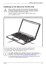 Предварительный просмотр 23 страницы Fujitsu LIFEBOOK U9312X Operating Manual