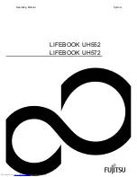 Preview for 1 page of Fujitsu LIFEBOOK UH552 Operating Manual