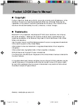 Fujitsu LOOX600 User Manual preview
