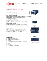 Preview for 1 page of Fujitsu LPF-7200 Specifications