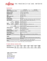 Preview for 2 page of Fujitsu LPF-7200 Specifications