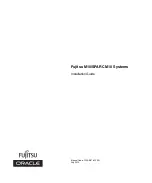 Preview for 1 page of Fujitsu M10 Series Installation Manual