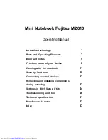 Предварительный просмотр 5 страницы Fujitsu M2010 Operating Manual