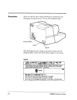 Предварительный просмотр 24 страницы Fujitsu M3099A Operator'S Manual