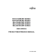 Fujitsu MAH3091MC - Enterprise 9.1 GB Hard Drive Maintenance Manual предпросмотр