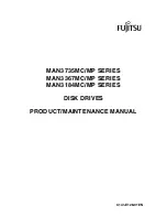 Fujitsu MAN3184MC - Enterprise 18.4 GB Hard Drive Product/Maintenance Manual preview