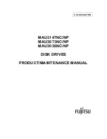 Fujitsu MAU3036NC Product/Maintenance Manual preview