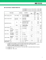 Preview for 7 page of Fujitsu MB15C02 Datasheet